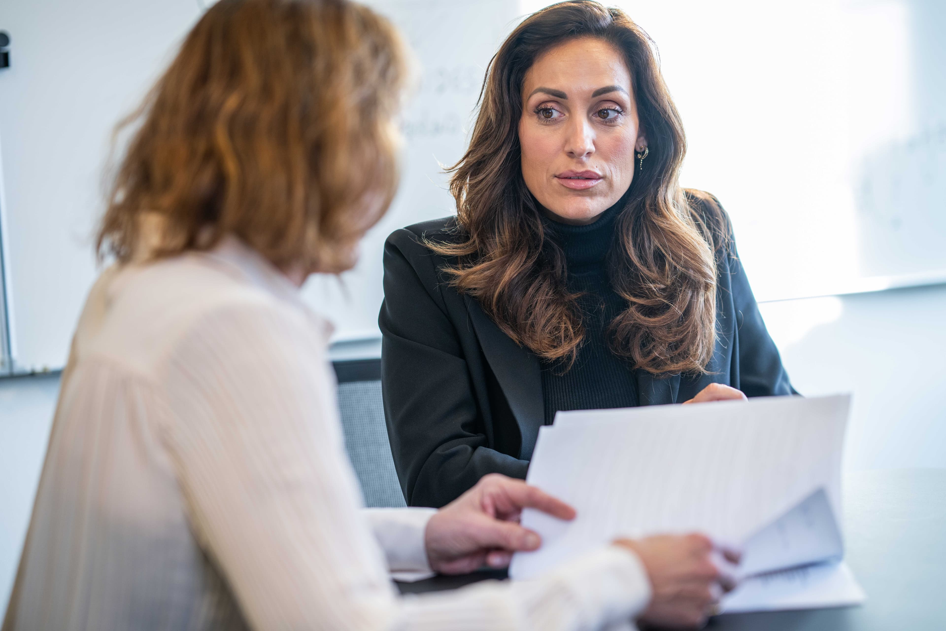 Professional business meeting and leadership consultation